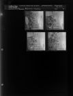 Meeting with police officers (4 Negatives), March 21-22, 1962 [Sleeve 39, Folder c, Box 27]
